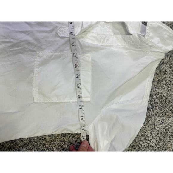 BELLA DAHL Long Sleeve Pullover Tunic In White Women’s M, Elevated Basic Capsule - Picture 7 of 11